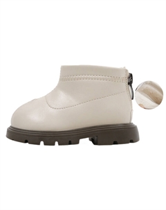 Нескользящие и дышащие детские туфли средней высоты для младенцев и малышей, черный Maibuxiong