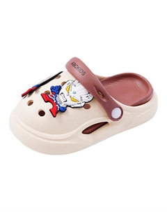 Противоскользящие детские сандалии для детей от 3 до 7 лет, белый/коричневый Abc-kids