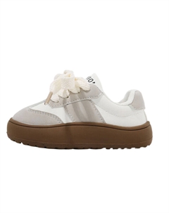 Нескользящие низкие туфли для малышей, белый/серый Maibuxiong