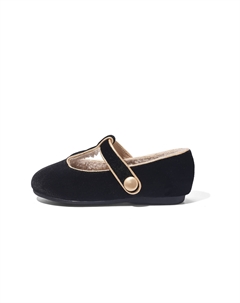 Детские кожаные туфли ABC DOUKIDS с низким верхом для детей, черный Abcdoukids