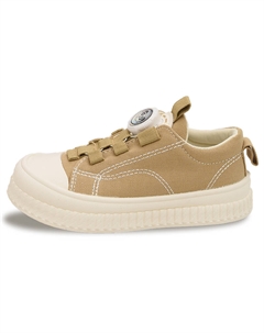 Детские противоскользящие амортизирующие износостойкие кеды на низком ходу, хаки Budding