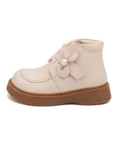 Нескользящие, износостойкие, теплые детские ботинки, черный Budding