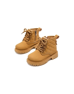 Нескользящие теплые детские ботинки Crew, желтый Bobdog