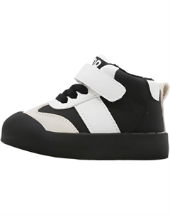 Теплые нескользящие детские туфли среднего размера, черные, для младенцев и малышей Maibuxiong