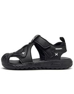 Детские сандалии для детей 3-7 лет, черный Snoopy