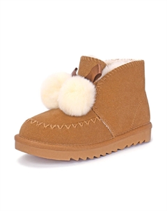 Теплые детские зимние ботинки с низким голенищем, Chestnut Hdj