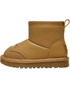 Теплые, амортизирующие, износостойкие, нескользящие, детские зимние ботинки Crew Kids, коричневый Ulovazn