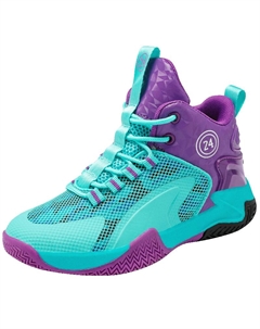 Нескользящие и дышащие низкие детские баскетбольные кроссовки, фиолетовый Tonybear