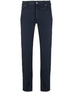 Узкие брюки средней посадки, синий Jacob cohen