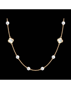 Колье из золота с полудрагоценными вставками Sokolov