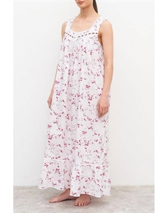 Ночная сорочка хлопковая с принтом Eileen west