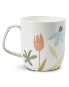 Кружка Flora Basalto 600мл костяной фарфор Apollo