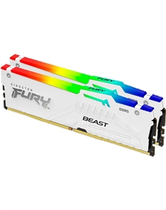 Оперативная память KINGSTON FURY Beast White RGB EXPO DIMM DDR5 64GB (2x32Gb) 6000 MT/s (KF560C36BWEAK2-64) Kingston