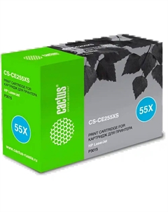 Картридж для лазерного принтера 255 чёрный (CS-CE255XS) Cactus