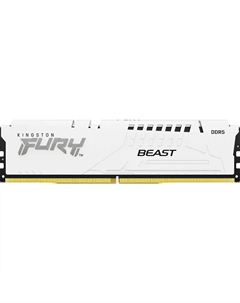 Оперативная память KINGSTON FURY Beast White XMP DIMM DDR5 32GB 6000 MT/s (KF560C30BW-32) Kingston