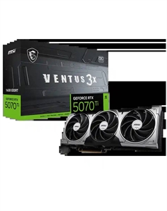 Видеокарта MSI GeForce RTX 5070 Ti 16G Ventus 3X OC PI Msi