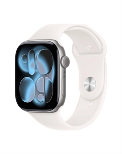 Умные часы Apple Watch Series 11 (GPS), 42 мм, Space Gray Aluminum Case/Light Blush Sport Band - S/M