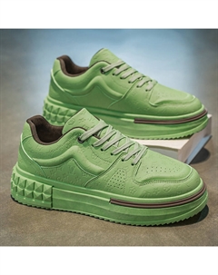 Низкие детские кроссовки для скейтбординга, устойчивые к истиранию, с отскоком и влагоотводящими свойствами. Подростки., зеленый Protectcamel