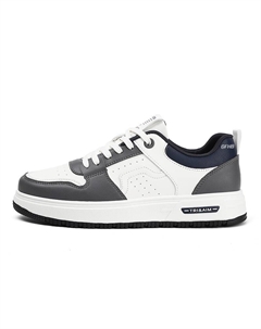 Износостойкие низкие детские кроссовки для скейтбординга для подростков, белый/серый Kung fu partners