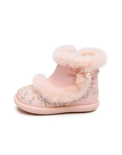 Детские утепленные ботинки Kids, розовый Budding
