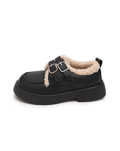 Детские кожаные туфли с низким верхом, устойчивые к истиранию., коричневый Budding