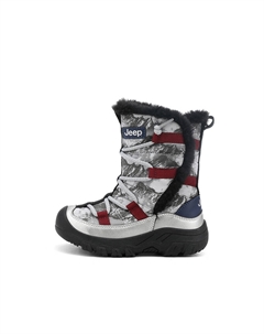 Детские утепленные ботинки Kids, серебряный/серый/камуфляж Jeep
