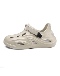 Подростковые противоскользящие и износостойкие дышащие детские сабо, хаки Nezhachaohai