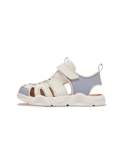 Сандалии детские, противоскользящие, износостойкие, низкие, белый/серый Xtep