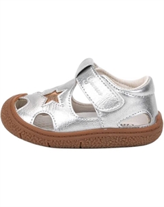 Нескользящие и дышащие низкие туфли для малышей, серебряный Qinuoshu