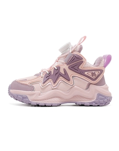 Легкие амортизирующие нескользящие повседневные детские кроссовки Kids', розовый/фиолетовый/лавандовый Bobdog