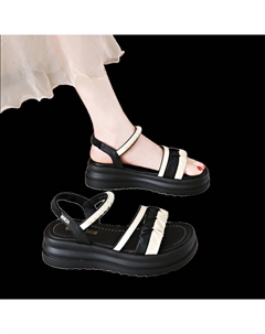 Детские сандалии, увеличивающие рост, противоскользящие, черный Fcmm