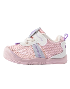 Дышащие нескользящие низкие туфли для малышей, розовый Bradmiller