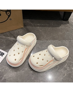 Детские сабо из ЭВА для подростков, противоскользящие, износостойкие, легкие, с амортизацией, черный Protectcamel