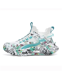 Кроссовки для бега для детей и подростков с амортизацией, отскоком, дышащие, увеличивающие рост, средней высоты, черный/оранжевый Kung fu partners