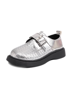 Износостойкие, отскакивающие, водонепроницаемые, легкие, амортизирующие, нескользящие детские кожаные туфли, серебряный Adoonga