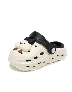 Детские сабо Kids, бежевый/черный Zhule