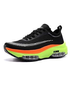 Противоскользящие и дышащие кроссовки для детей, черный/красный Fcmm