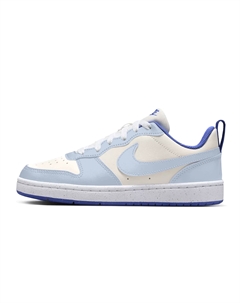 Кроссовки для скейтбординга Court Borough Starry Island Sea с противоскользящим покрытием, износостойкие, низкие, для детей и подростков, лазурный Nike