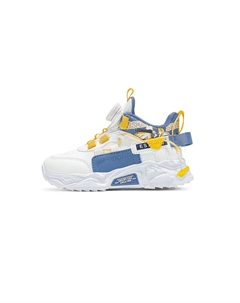 Нескользящие и износостойкие, легкие, амортизирующие, низкие детские кроссовки для повседневной носки, синий/желтый Snoopy