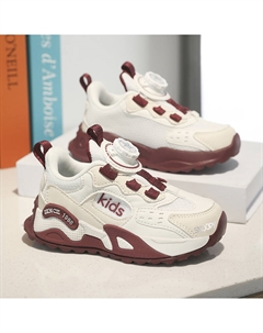 Кроссовки для бега с низким верхом, противоскользящие, с амортизацией от ударов, дышащие, детские, розовый Snoopy