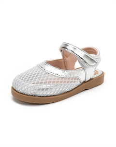 Детские сандалии с низким верхом для детей от 3 до 7 лет, серебряный Tonybear