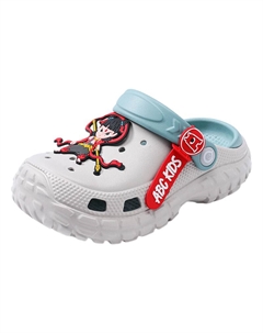 Детские тапочки с противоскользящей подошвой, устойчивые к истиранию и дышащие, серый Abc-kids