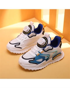 Противоскользящие и износостойкие дышащие детские кроссовки для бега бежевого цвета Mulinsen