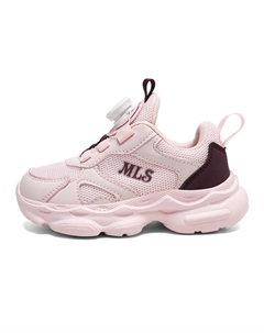 Кроссовки детские сетчатые с противоскользящей и износостойкой подошвой Rebound, розовый Mulinsen