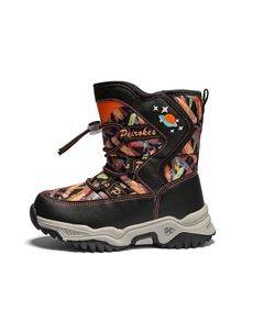 Детские зимние ботинки для детей, черный/желтый Yuzhaolin