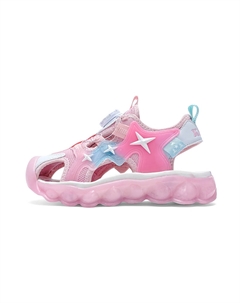 Детские сандалии с противоскользящей подошвой и защитой от ударов, розовый Snoopy