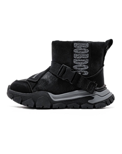 Легкие, амортизирующие, теплые, нескользящие детские ботинки., черный Bobdog