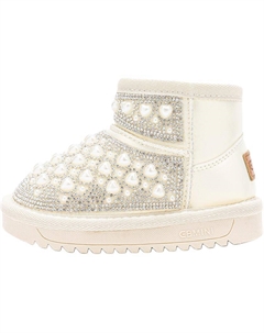 Детские зимние ботинки для дошкольников, серебряный Ebmini