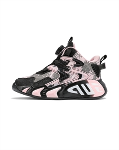 Детские противоскользящие, ударопрочные, водонепроницаемые, легкие, амортизирующие, утепленные мид-топ кроссовки Kids Lifestyle Shoes, розовый Camkids