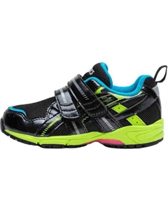 Кроссовки для бега Suku Anti Kick с дышащим верхом и низким верхом для детей, черный Asics